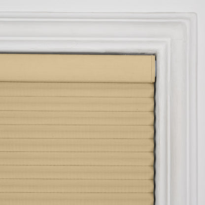 Berissa No Drill 1.5 Inch Fabric-wrapped Waterproof Cellular Blinds