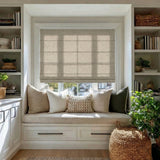 Berissa Classic Linen Glow Roman Shades Cordless Child Safe: Practical Application of Shades