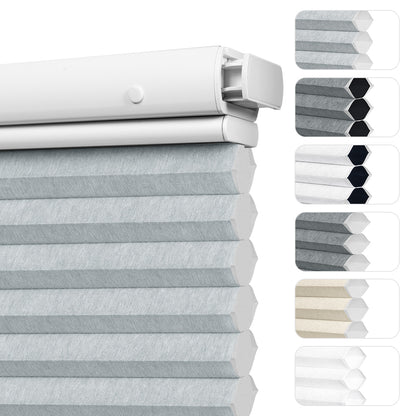 Berissa Custom No Drill Double Insulating Cellular Shades