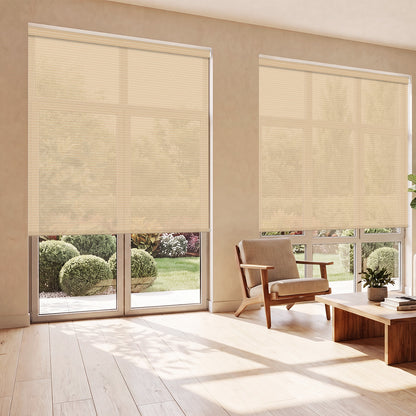 Berissa Custom Outdoor Cordless Patio Roller Shade