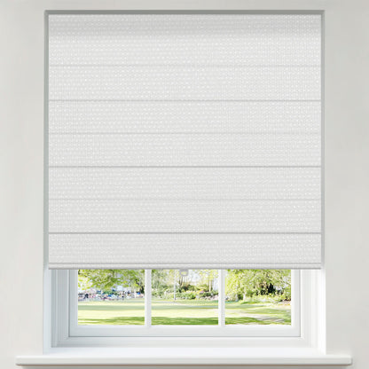 Berissa Pure Soft Waffle Texture Roman Shade Cordless Child Safe
