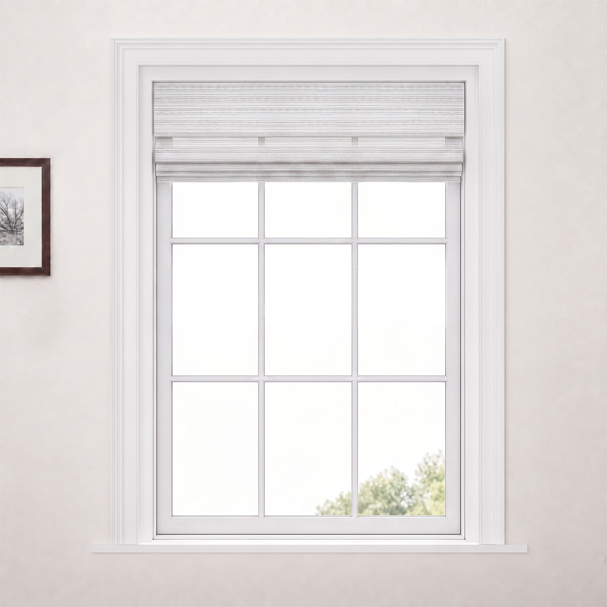 Berissa Cordless Woven Wood Shades Bamboo Roman Shades