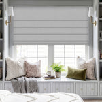 Berissa Custom Blackout Soft Fold Sheer Roman Shades Cordless:  Practical Application of Shades