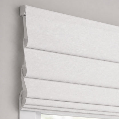 Berissa Soft Fold Sheer Roman Shades Cordless