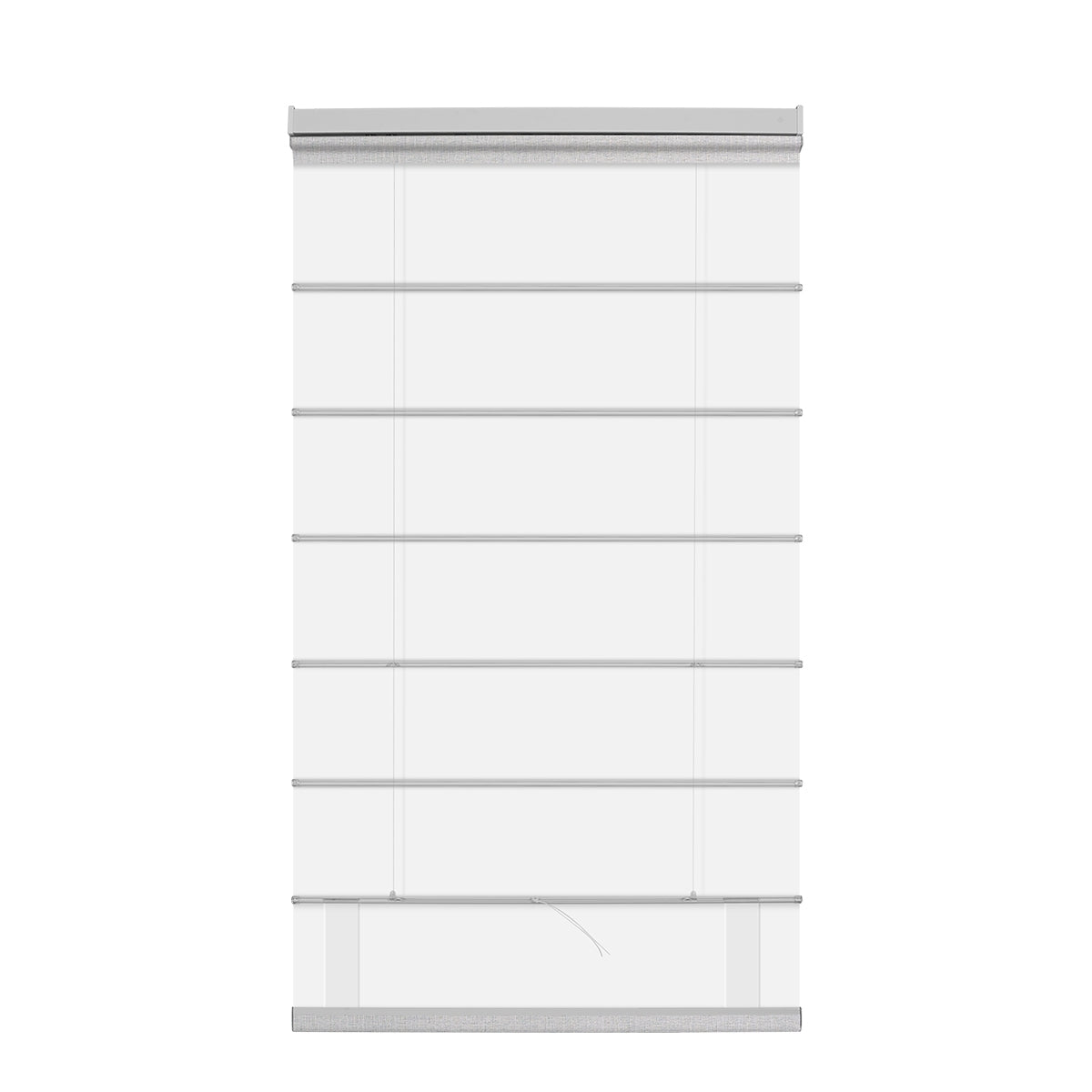 Berissa Custom Blackout Flat Fold Roman Top Down Bottom Up Shade Cordless showcasing elegant design and light control features.