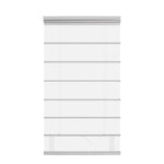 Berissa Custom Blackout Flat Fold Roman Top Down Bottom Up Shade Cordless: Rear View
