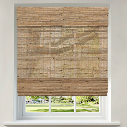 Berissa Sunwoven Natural Bamboo Roman Shade: Product Showcase Image 4