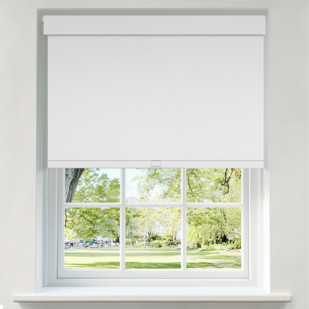 Berissa Integrated Valance Linen Texture Roller Shades