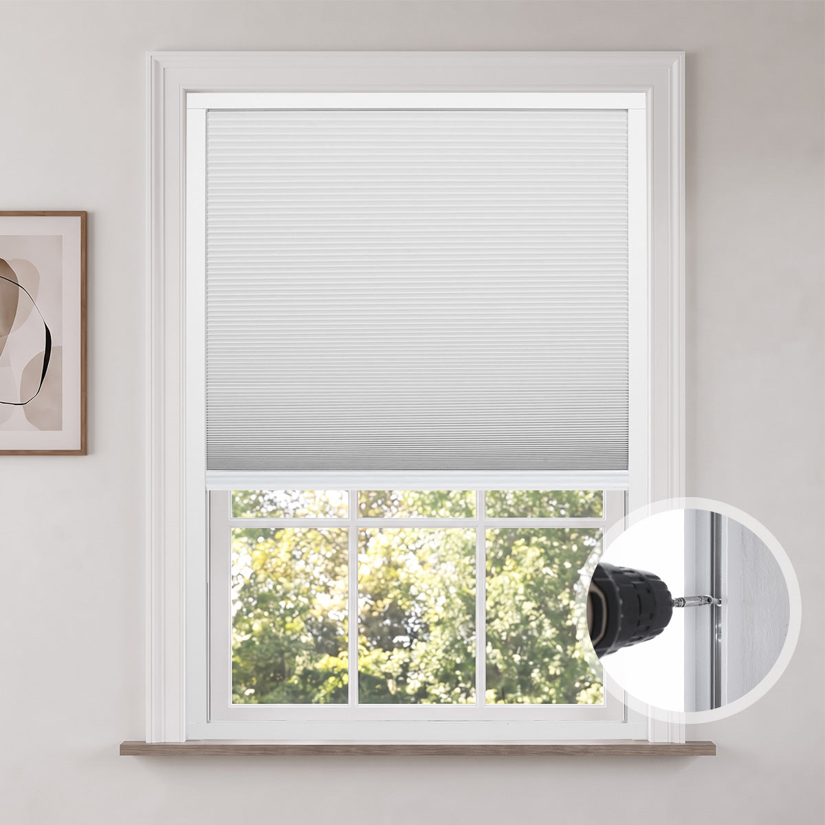 Berissa Wabenplissees für Dachfenster mit Perfect-Fit-Rahmen