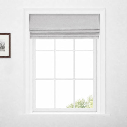 Berissa Custom Blackout Soft Fold Roman Shades Cordless