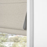 Berissa No Tool No Drill Top Down Bottom Up Roman Shades: Bottom Rail View 2