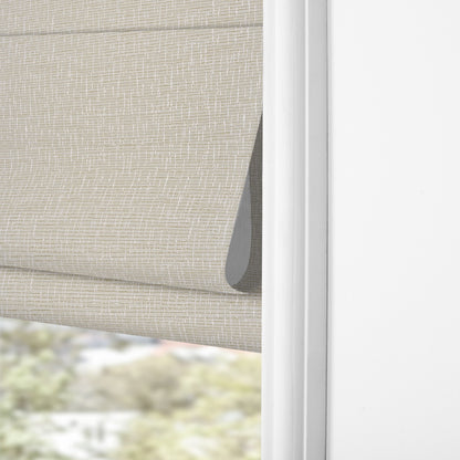 Berissa No Tool No Drill Top Down Bottom Up Roman Shades: Bottom Rail View 2