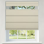Berissa No Drill No Tools Top Down Bottom up Blackout Roman Shades: Product Showcase Image