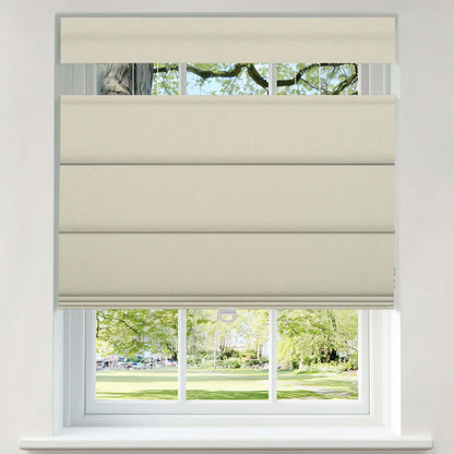Berissa No Drill No Tools Top Down Bottom up Blackout Roman Shades: Product Showcase Image