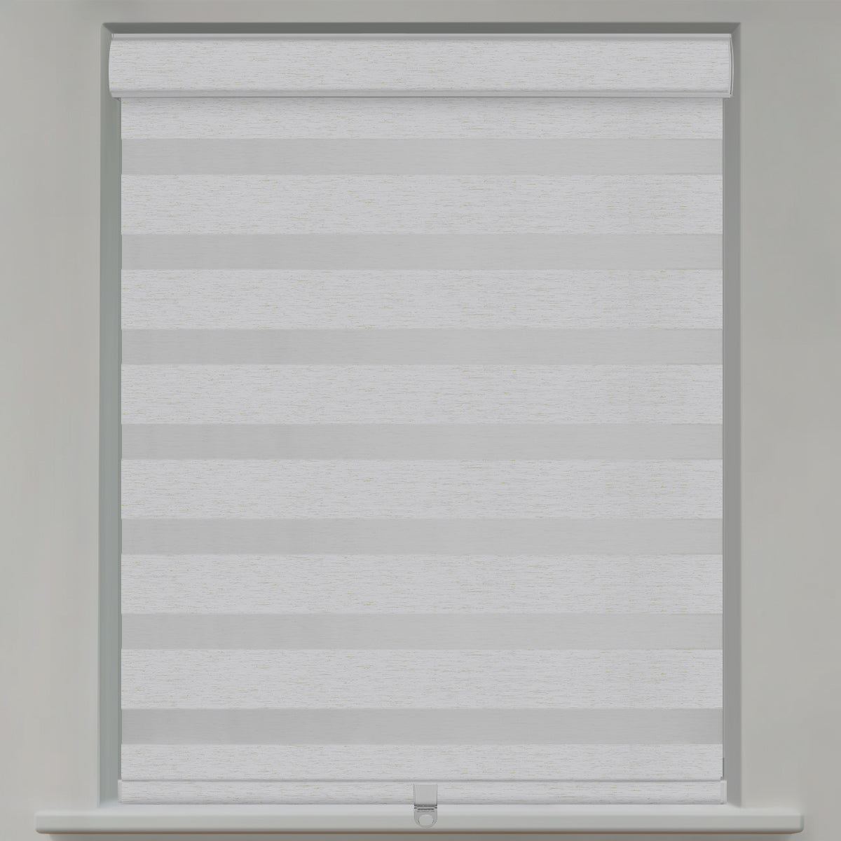 Berissa Wheat Inspired  Blackout Free-Stop Zebra Blinds Cordless Child Safe in a stylish home setting.
