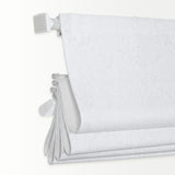 Berissa Ice Marble Texture Blackout No Tool Roman Shades