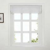 Berissa No Drill No Tool Soft Cotton Custom Relaxed Roman Shade