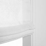 Berissa No Drill No Tool Soft Cotton Custom Relaxed Roman Shade