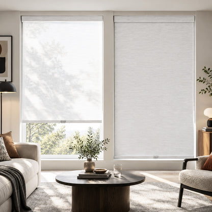 Berissa Cordless Roller Shades with Slim Square Cassette