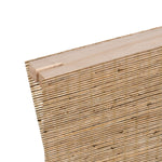 Berissa Elegant Privacy With Breathable Light Control Premium Grasscloth Window Shades close-up showing natural bamboo texture.