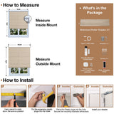 Berissa Motorized Remote Custom Textured Blackout Roman Shades: Installation & Hardware Diagram