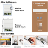 How to measure and install Berissa Pure Soft Waffle Texture Blackout Roman Shade Cordless Child Safe.