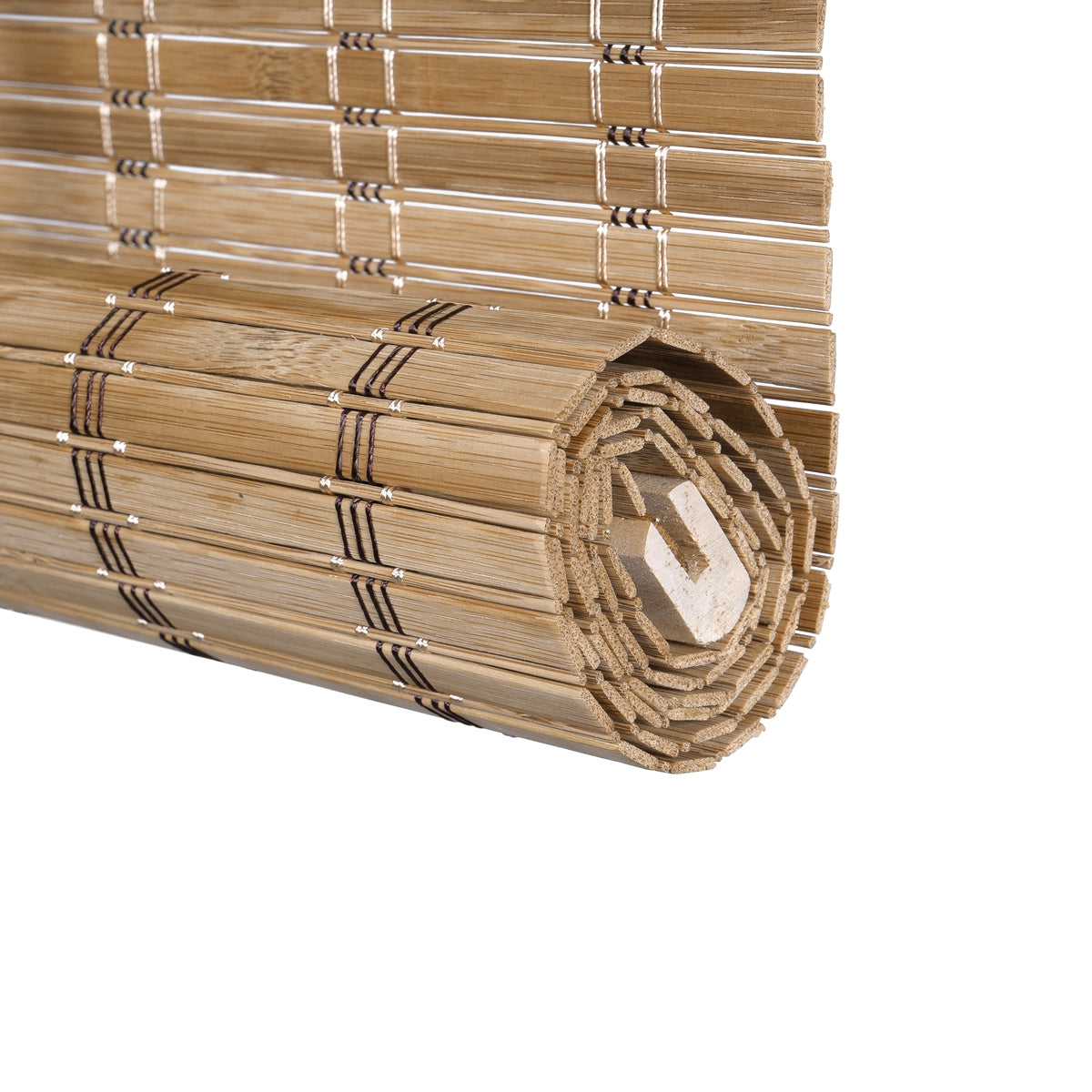 Berissa Natural Light Filtering Sunshade Outdoor Bamboo Roller Shades