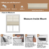 Berissa Custom Linen Vista Linen Classic No Drill Roman Shades