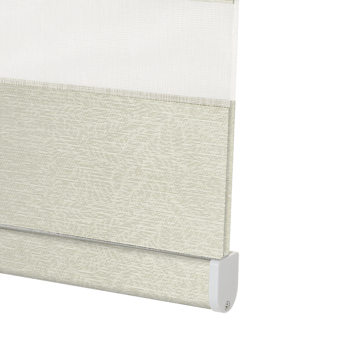 Berissa Custom No Drill Texture Day Night Blackout Zebra Blinds