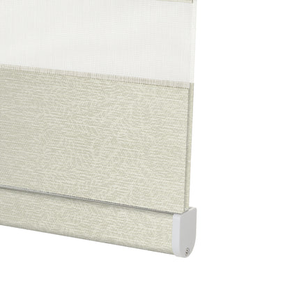 Berissa Custom No Drill Texture Day Night Blackout Zebra Blinds
