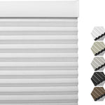Berissa 1.5 Inch Heat Insulated Cellular Blinds in white with color options available.