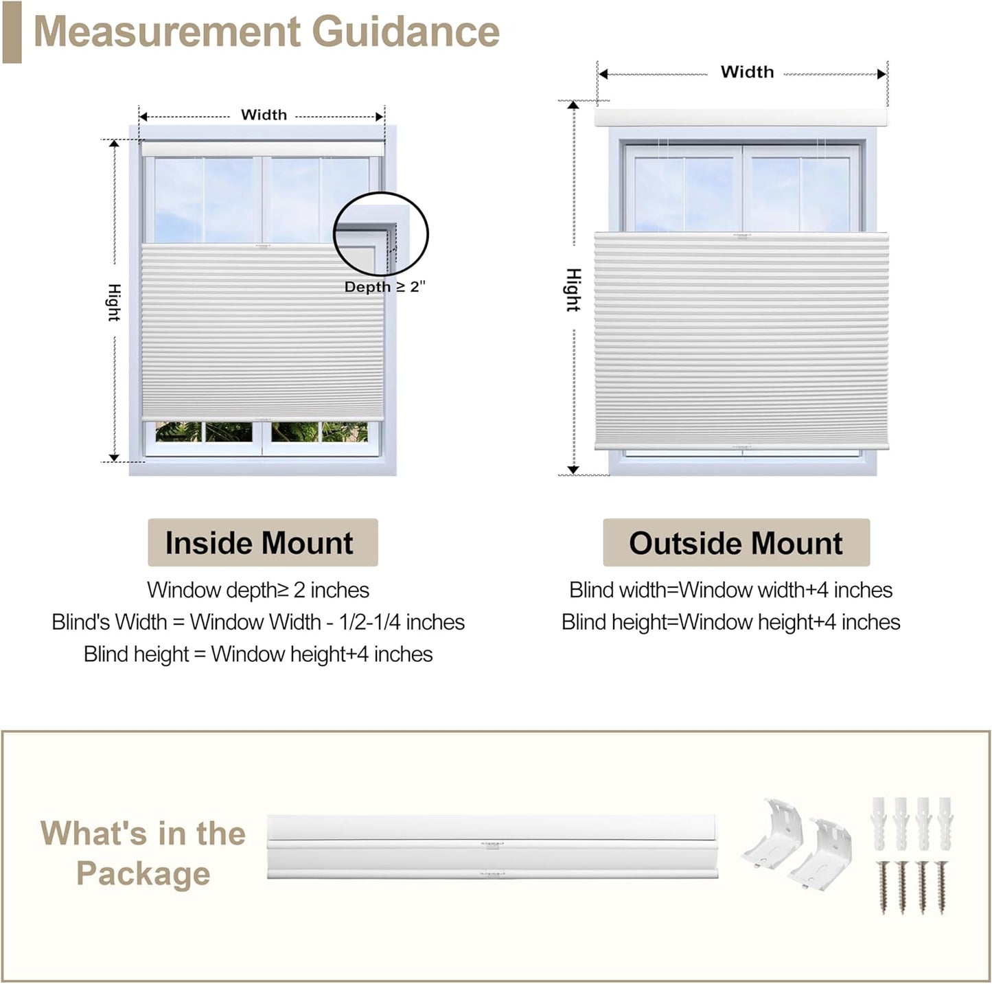 Berissa  1.5 Inch Heat Insulated Top Down Bottom Up Cellular Blinds