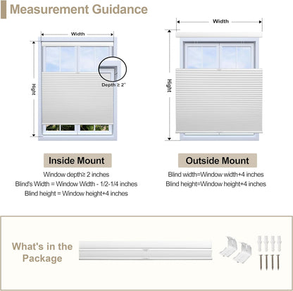 Berissa  1.5 Inch Heat Insulated Top Down Bottom Up Cellular Blinds