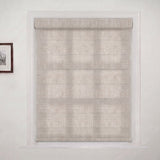 Berissa Custom No Drill Zebra Day Night  Dual Roller Blind