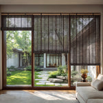 Berissa Custom Natural Outdoor Bamboo Roll Up Shades: Practical Application of Shades