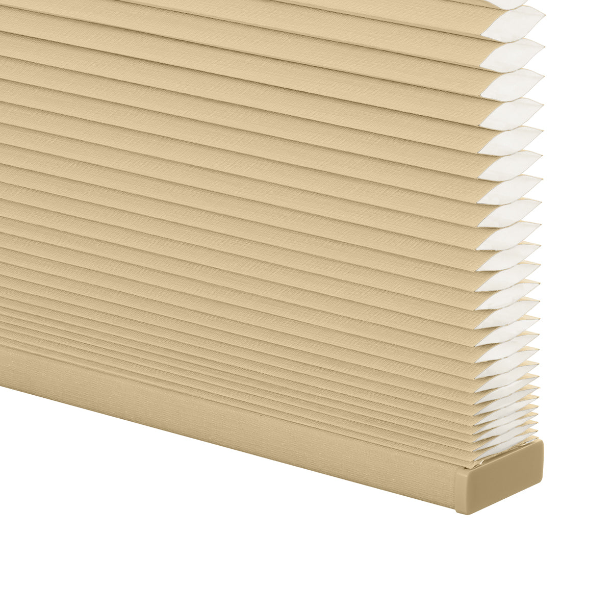 Berissa No Drill 1.5 Inch Fabric-wrapped Waterproof Cellular Blinds