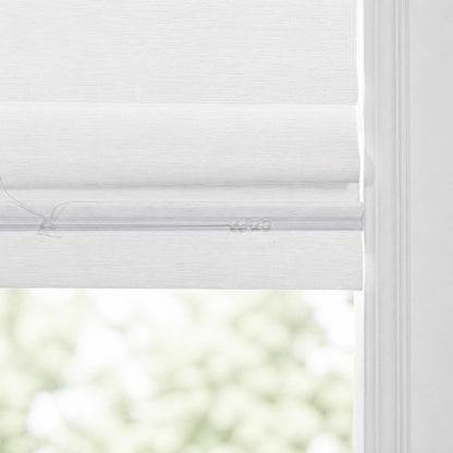 Berissa Soft Fold Sheer Roman Shades Cordless