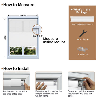 Berissa No Tools No Drill Blackout Light Filtering Double Honeycomb Shades: 