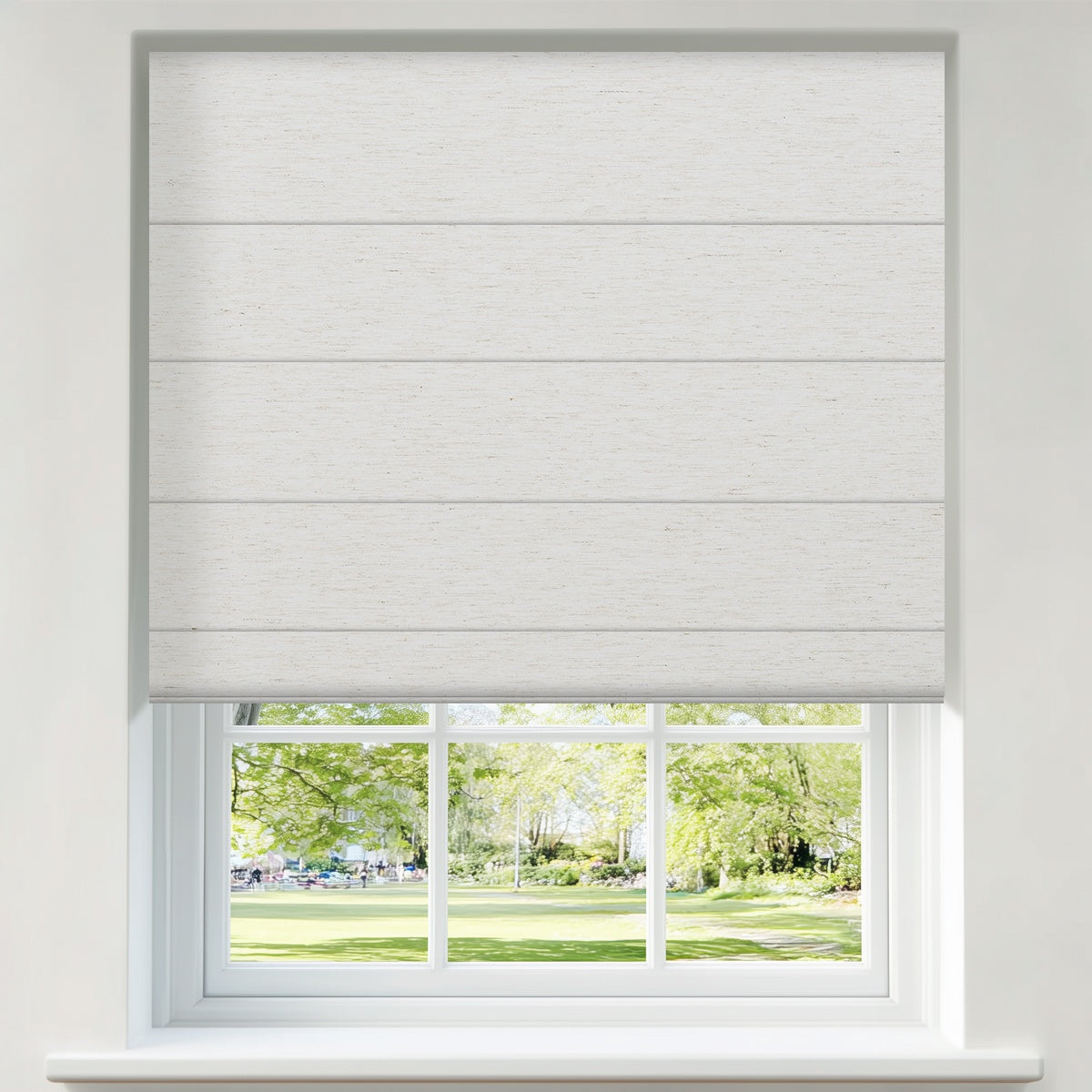 Berissa No Tool No Drill Cordless Blackout Roman Shades: Product Showcase Image