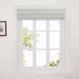 Berissa Charcoal Linen No Tool No Drill TDBU Roman Shades