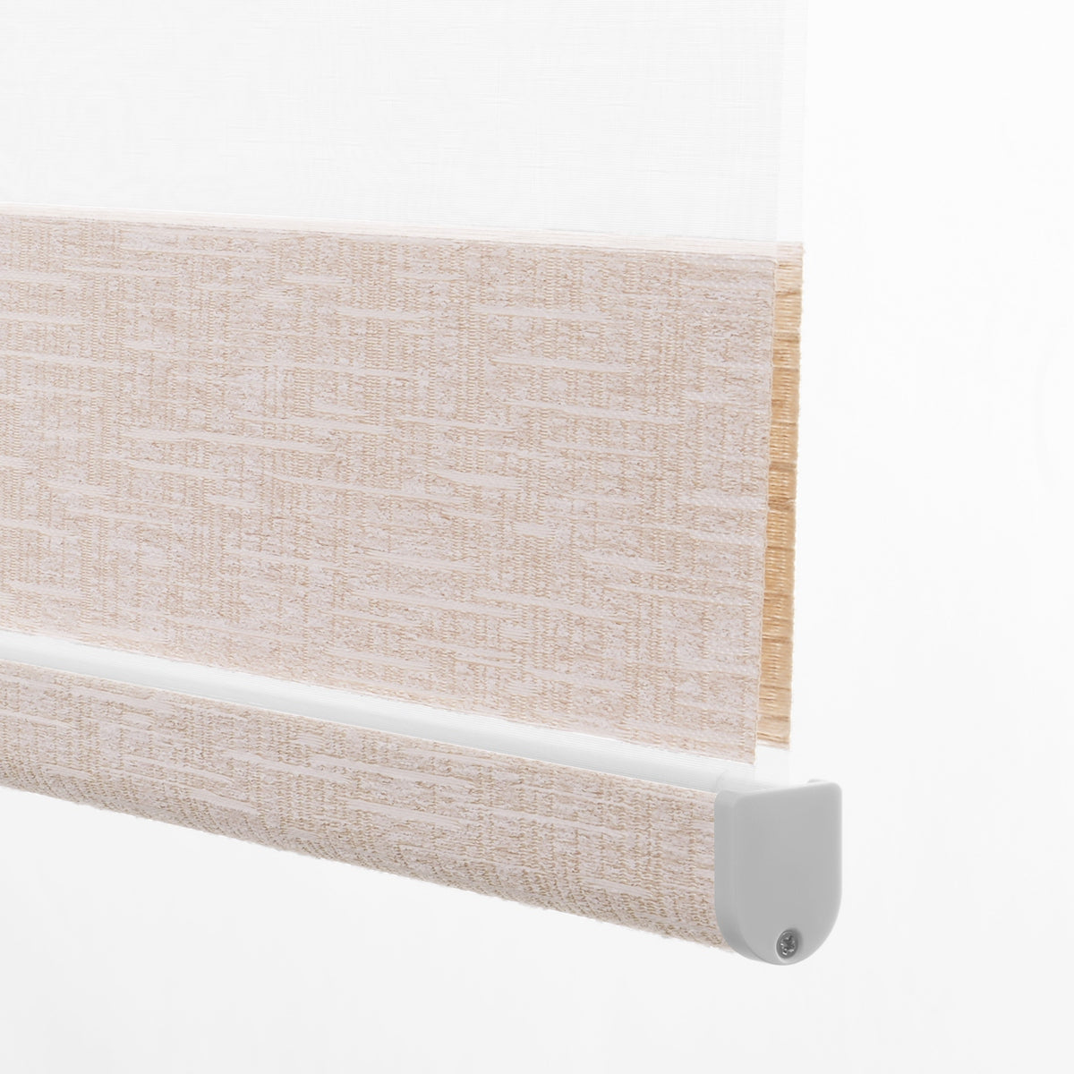 Berissa No Drill Removable Valance Dusty Rose Zebra Shades