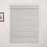 Berissa Charcoal Linen No Tool No Drill TDBU Roman Shades