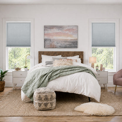 Berissa Custom No Drill Double Insulating Cellular Shades