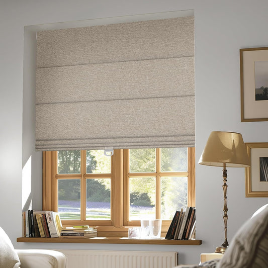 Berissa Crafted Folds Mini Roman Shades Easy to Install