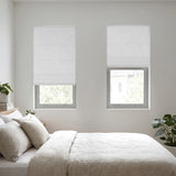 Berissa Ice Marble Texture Blackout No Tool Roman Shades