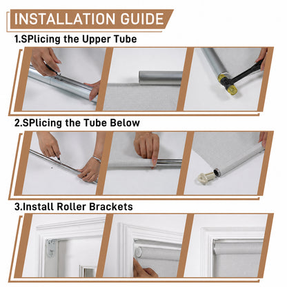 Berissa Custom Outdoor Cordless See-through Solar Fabric Roller Shade