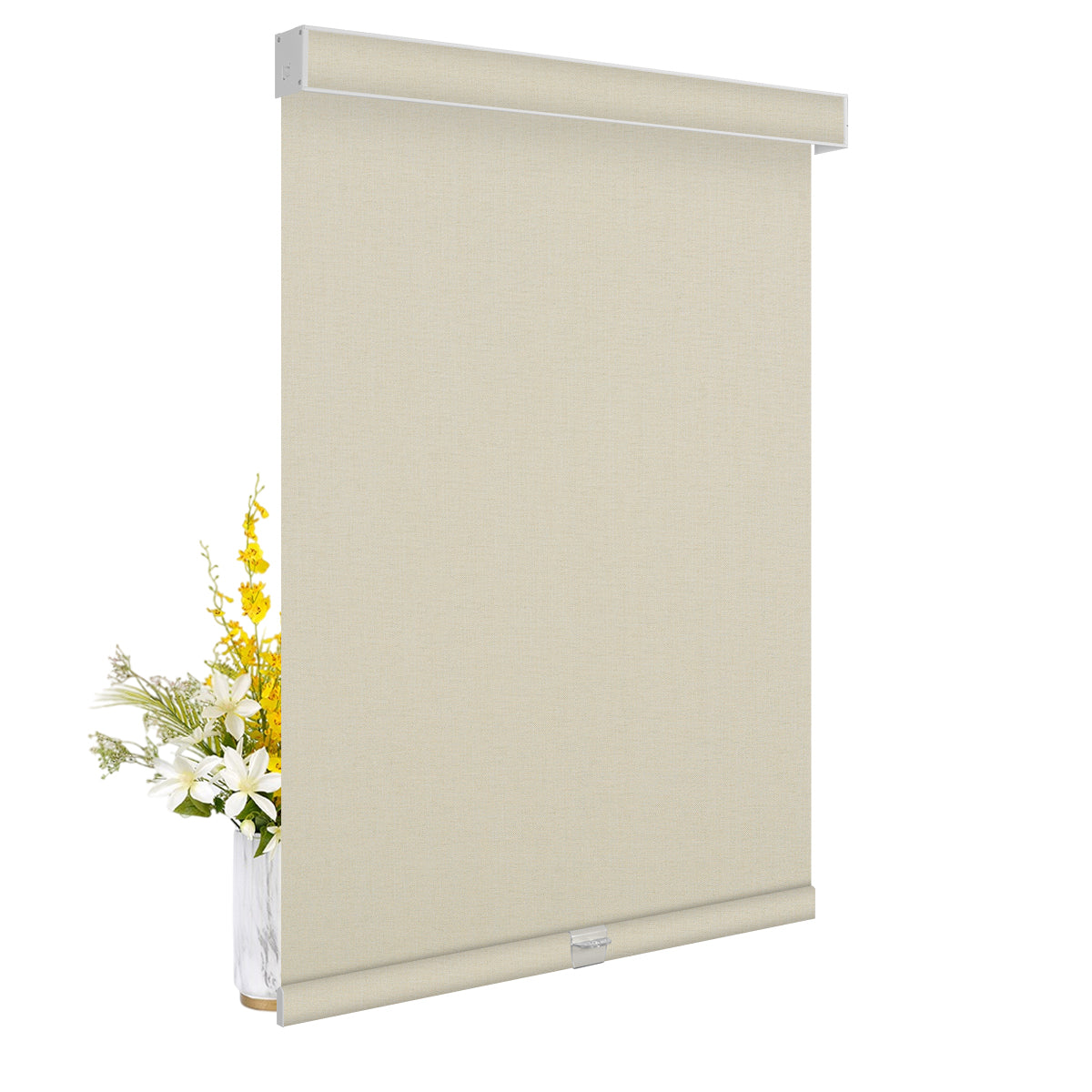 Double Sided Linen Blackout-Beige