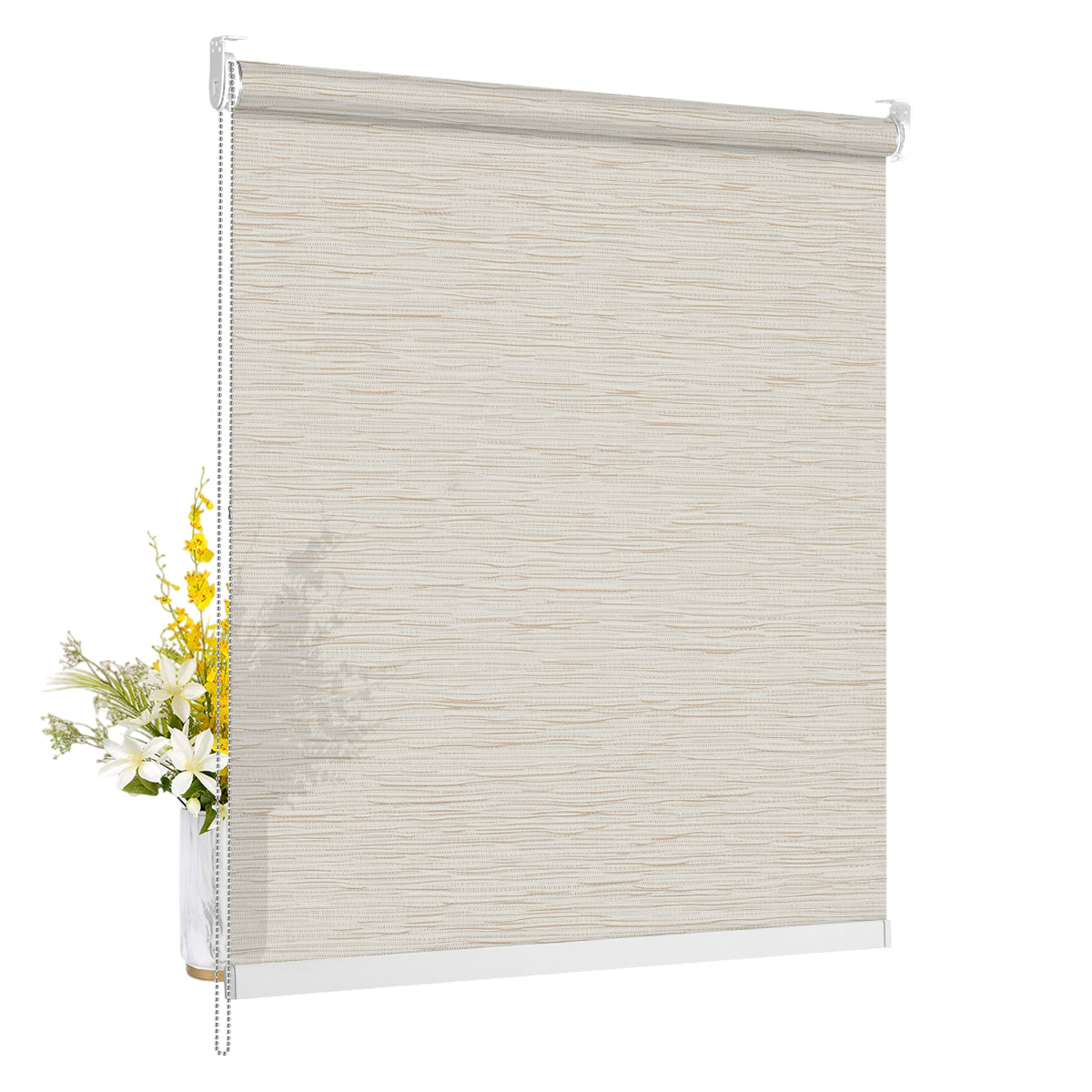 Light Filtering Jacquard- Beige