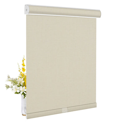 Double Sided Linen Blackout-Beige