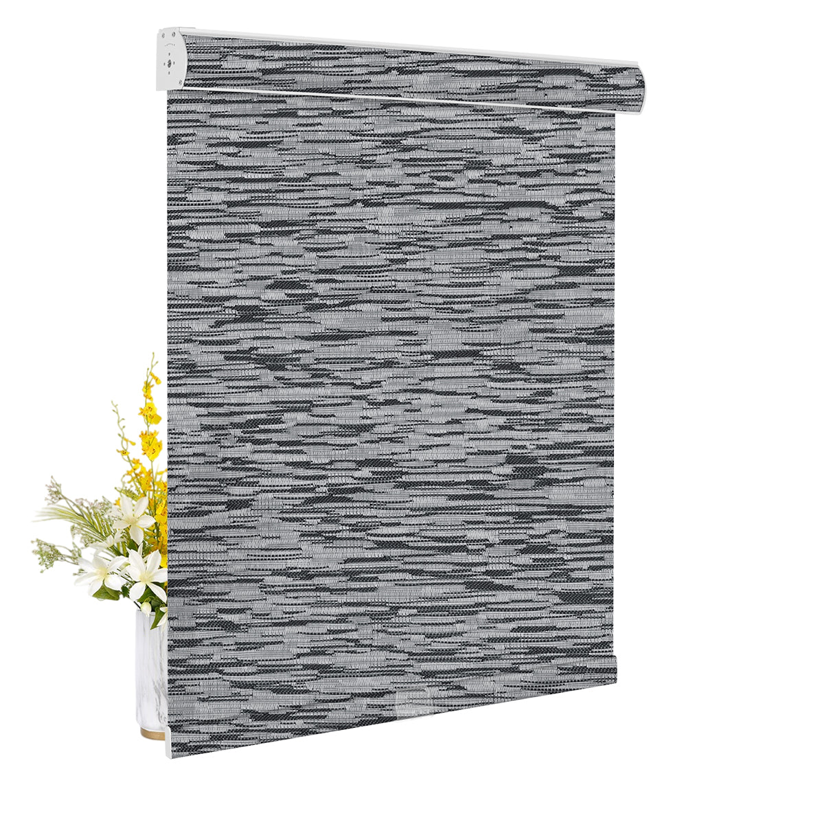 Light Filtering Jacquard- Black